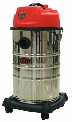 TOR WL092-30L INOX Пылесос для сухой и влажной уборки 1 турбинный, 1200 Вт, бак 30 литров нержавеющая сталь