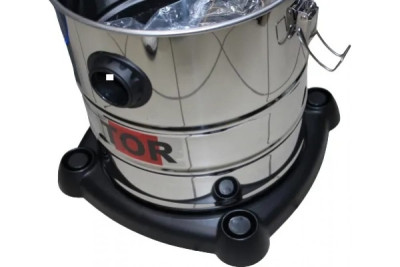 TOR WL092-20 INOX Пылесос для сухой и влажной уборки 1 турбинный, 1200 Вт, бак 20 литров нержавеющая сталь