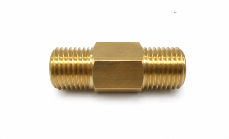 M-57045 Переходник/ниппель 1/4"М - 1/4"М удлиненный, 400 бар, латунь