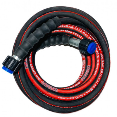 CF16015 Шланг высокого давления TORNADO гайка-гайка, 1SN-06, 350 бар, 15 м, однооплеточный