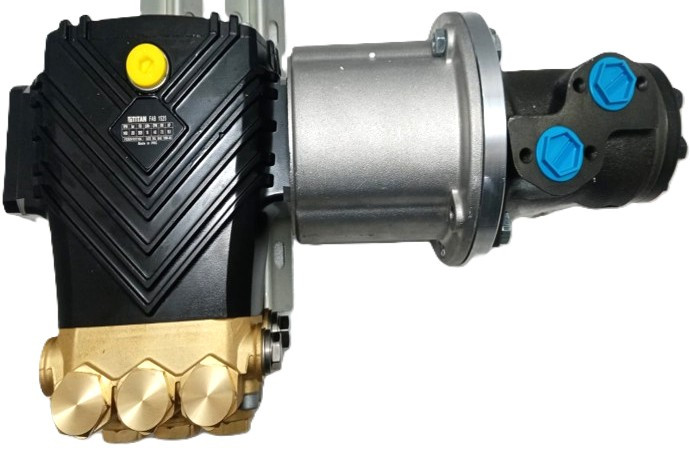 Моноблок/АВД с ГИДРОПРИВОДОМ TITAN FAB1525R, 15 л/мин, 200 бар, 5.5 кВт, мотор M+S   