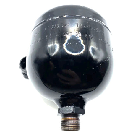 M-00008011N Гидропневмокомпенсатор 35-250 бар, 3/8"М внешняя, 0.25 литра без фитингов 