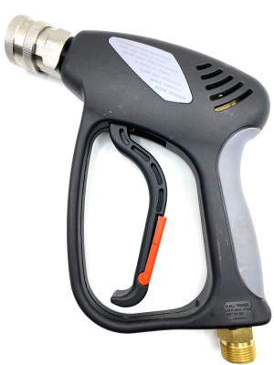 M-005 Пенокомплект TORNADO в сборе (ниппель нержавеющая сталь, муфта-байонет нержавеющая сталь, 250 Бар), копье L=60 см, пистолет, пенная насадка LS3 с бачком 1 литр