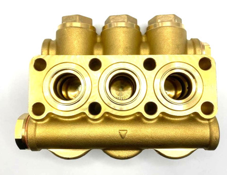 1.099-752.0/260069 Корпус клапанного блока помпы, головная часть в СБОРЕ, MOHP1520, MN2023, NMT 1520  