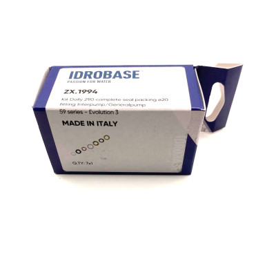 290 KIT Комплект уплотнения плунжера с латунью, для Interpump (IPG) Series 59, Е3В, Е3С, ZX.1994, Италия IDROBASE