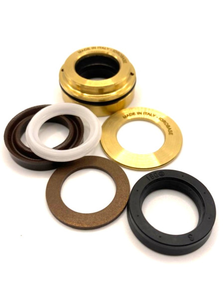 Комплект уплотнения плунжера с латунью KIT 290, для Interpump (IPG) Series 59, Е3В, Е3С, ZX.1994, Италия IDROBASE