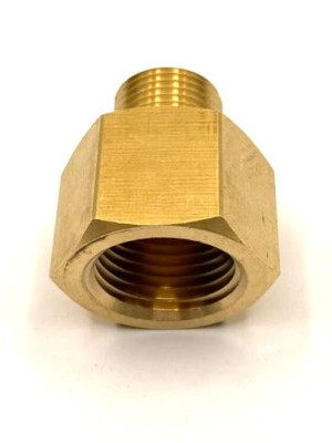 1/2 F-3/8 M Переходник, муфта 250 бар, латунь