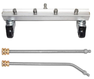 BF-9103 Насадка для мойки днища - 280 бар, ширина 32 см, форсунки 4 шт