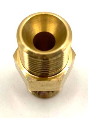 3/8M-3/8M Переходник, ниппель высокого давления, 350 бар, латунь