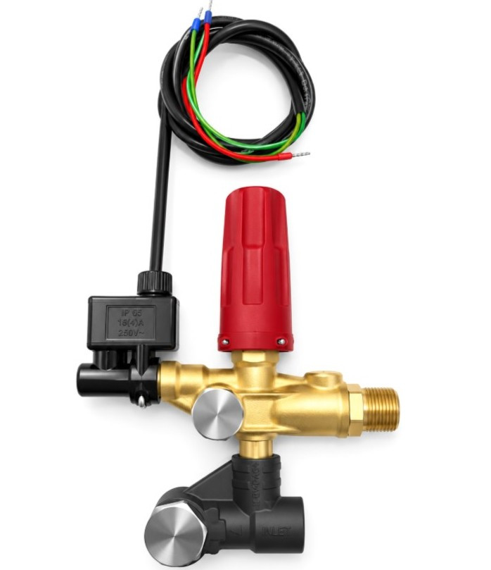 STMC-31021 Регулятор высокого давления Magnetic Total-Stop для IPG, 310 бар, 6-21 л/мин 