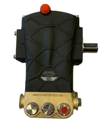 TOR BM 15.20 RB Плунжерный насос высокого давления 2 роликовых подшипника, 87 мм, 900 л/ч, 200 Бар, 5,5 кВт, вал 24 мм