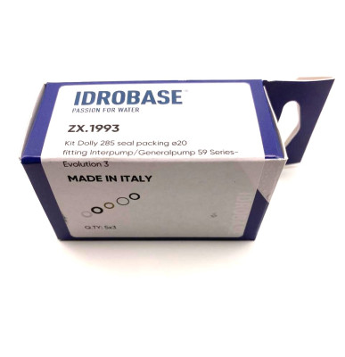 34028501 KIT 285 Комплект водяных уплотнений для GRASS (E3B2515) Ø20 мм, ZX.1993, Италия IDROBASE