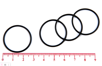 25,12х1,78 мм Кольцо круглого сечения для упора манжеты низкого давления, NBR70, 3 шт.