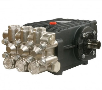 TOR BF-7151 Плунжерный насос высокого давления никелированная головная часть (точная копия INTERPUMP 47 SERIES WS 151), 87 мм, 900 л/ч, 150 Бар, 1450 об/мин, 5.5 кВт, вал 24 мм