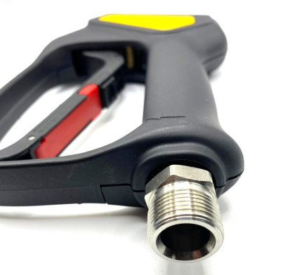 M-ST313 Пистолет/курок высокого давления аналог R+M ST-2300 FREEZE STOP (защита от замерзания) с ВРАЩАЮЩЕЙСЯ МУФТОЙ, плавный пуск, керамика, 310 бар, 45 л/мин, М22х1,5 TORNADO