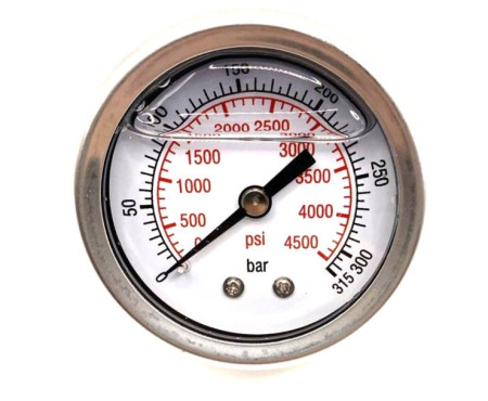MO06005 Манометр с глицериновым заполнением 315 бар, D50 мм, 1/4" заднее подключение, TORNADO 