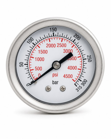 MO06005 Манометр с глицериновым заполнением 315 бар, D50 мм, 1/4"М