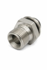 M-00063 Переходник 1/2"М - 1/2"М, 500 бар, оцинкованная сталь