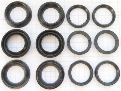 Комплект манжет ТехУм аналог KIT 76 для Bertolini TML 1220-2020, 07.9807.97.3/079807973, Ø18 мм