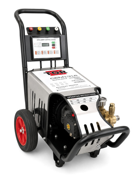 CEM1318 TOR Мобильная мойка высокого давления 180 бар, 380В, 4 кВт, 1450 об/мин