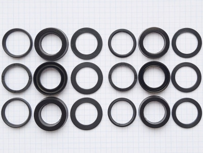 Комплект манжет ТехУм аналог KIT P9.003.025 / P9003025 для Mazzoni MMD, Ø20 мм