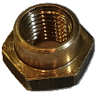 Гайка латунная ТехУм для плунжера Hawk серия NMT