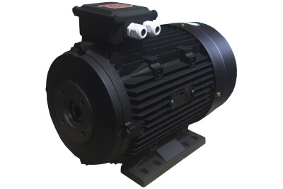 TOR 14900 Электродвигатель H132 S HP 10 4P MA AC KW 7.5 4P с полым валом, 2 ПОДШИПНИКА, фланец 87 мм, 7,5 кВт, 1450 об/мин.