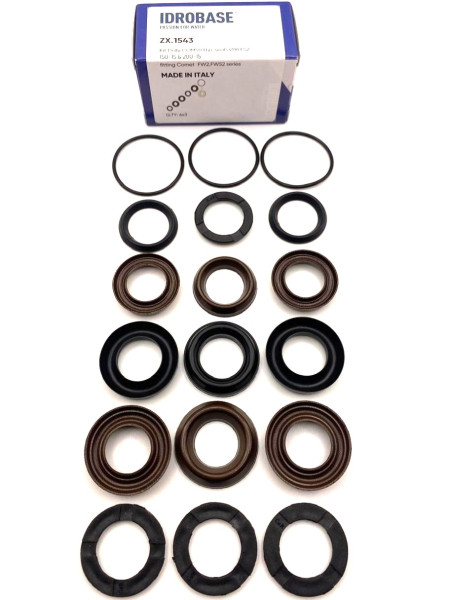 50190218 KIT 102 Комплект водных уплотнений для Comet FW2, FW3 Ø18 мм, ZX.1543, Италия IDROBASE