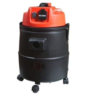 TOR WL092A-30LPS PLAST Пылесос с подключением эл.инструмента, с розеткой и сливом, 1200 Вт, 220 В, 230 м3/ч, 78 дБ, бак пластиковый 30 литров