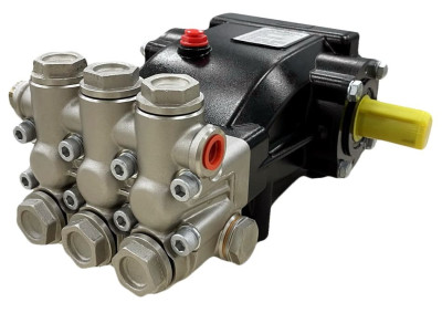 1.904-363.0 MOHP-1520RN Плунжерный насос высокого давления никелированная головная часть, аналог Hawk NMT-1520RN, 87 мм, 900 л/ч, 200 Бар, 1450 об/мин, 5,5 кВт, вал 24 мм