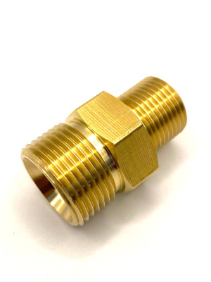 M22 x 1.5-3/8 M Переходник высокого давления, 350 Бар, латунь