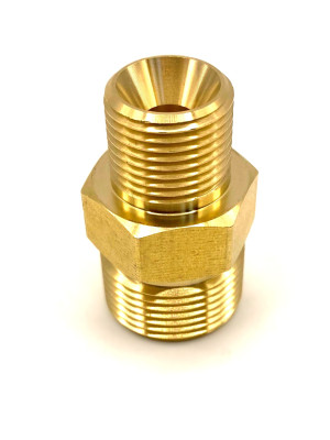 M22 x 1.5-3/8 M Переходник высокого давления, 350 Бар, латунь 