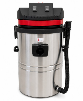 KH60-2-BSS INOX Пылесос для автомоек самообслуживания (CARWASH), 2х1000 Вт, 220 В, бак 60 литров