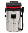 KH60-2-BSS INOX Пылесос для автомоек самообслуживания (CARWASH), 2х1000 Вт, 220 В, бак 60 литров