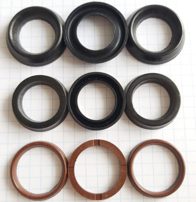 Комплект манжет ТехУм аналог KIT 123, 5019003700/50190037 для Comet LW-K, LWS-K, K 250 Ø18 мм