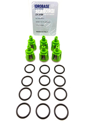 KR12 KIT Комплект клапанов для Kranzle моделей: 105-125, B, HD, Profi-jet, Quadro, THERM, ZX.0788, Италия IDROBASE