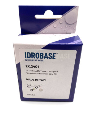 42549 KIT Комплект водяных уплотнений для Annovi Reverberi RR Ø18 мм, (для насосов изготовленных до 15 мая 2022 года), ZX.2401, Италия IDROBASE