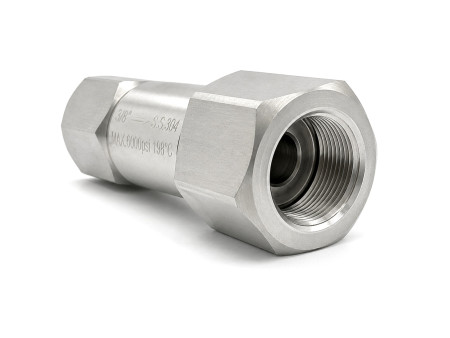 M-00057 Обратный клапан 450 бар, 3/8"F - 3/8"F, 90 °C