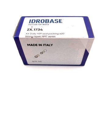 1.099-747.0/260077/10997470 KIT A Комплект водяных уплотнений для Hawk NMT 1520 Ø20 мм, ZX.1734, Италия IDROBASE
