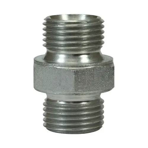 M-00059 Переходник 1/8"М - 1/8"М, 500 бар, оцинкованная сталь