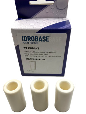 CDR.0884 KIT 31 Плунжер керамический для UDOR серий MCW-MDMC-ME-ML-MKC-MKL-GKC-GKD, Ø20х40х11 мм, ZX.0884-3, Италия IDROBASE