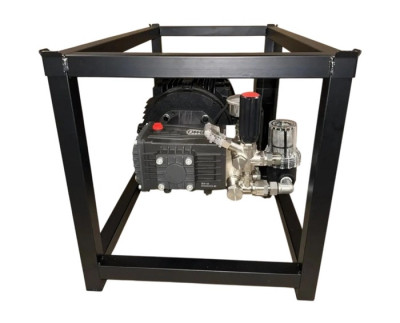 CED550 Аппарат высокого давления стационарный на раме без аксессуаров 200 бар, 380 V, 5.5 кВт, Total Stop 