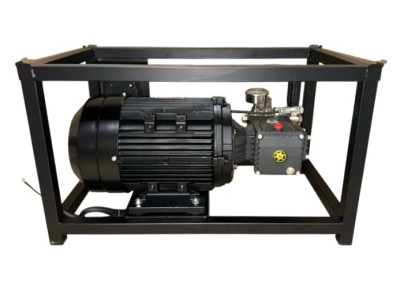 CED550 Аппарат высокого давления стационарный на раме без аксессуаров 200 бар, 380 V, 5.5 кВт, Total Stop 