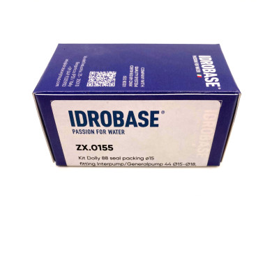 34008801 KIT 88 Комплект водяных уплотнений для IPG 44, 49-50 Series WW186 Ø15 мм, ZX.0155, Италия IDROBASE