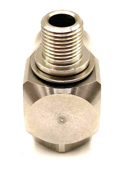 M-00098 Угловая поворотная муфта для консоли аналог ST 320, G1/4M-G1/4F нерж.сталь, TORNADO