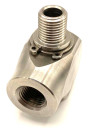 M-00098 Угловая поворотная муфта для консоли аналог ST 320, G1/4M-G1/4F нерж.сталь, TORNADO