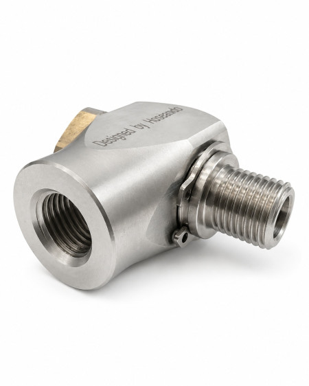 M-00098 Угловая поворотная муфта для консоли аналог ST 320, 1/4"M-1/4"F