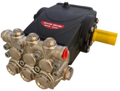 Плунжерный насос высокого давления TOR MI-4130 аналог IPG E3B2515 (никелир. латунь) 87 мм, 900 л/ч, 250 бар, 1450 об/мин, Китай  