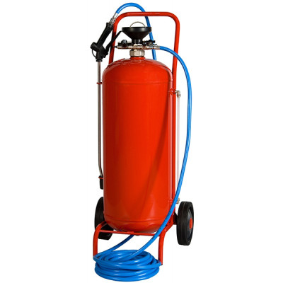 TOR M-SCO/50CNB50 Пеногенератор бак металлический красный 50 л, шланг 10 метров, копьё, форсунка, серия Velargos (точная копия PROCAR)