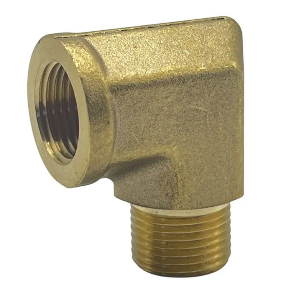Переходник угловой 3/8 внут - 3/8 внеш, 350 бар латунь, BF-9228 